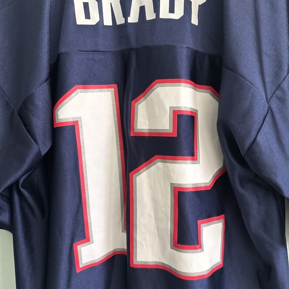 Tom Brady NFL Players Inc jersey Mens Large Rare classic Patriots BRADY jersey - Picture 7 of 9